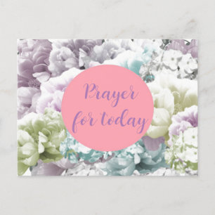 Beten Sie eine Schrift für die heutige Postkarte