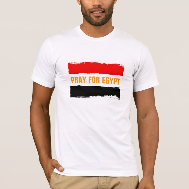 Beten Sie für Ägypten T-Shirt (Vorderseite)