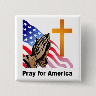 Beten Sie für Amerika Button