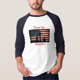 Beten Sie für Amerika T-Shirt