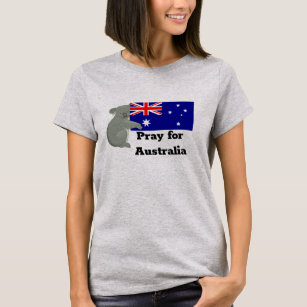 Beten Sie für Australien Koala Brush Brände T-Shirt