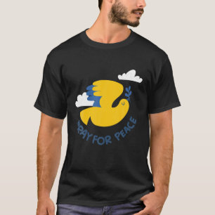 Beten Sie für den Frieden in der Ukraine Krieg mit T-Shirt
