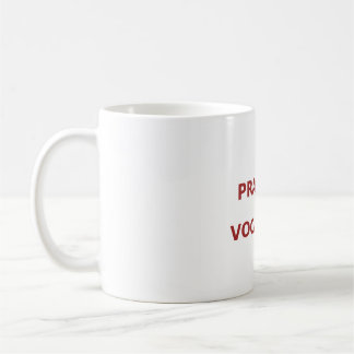 Beten Sie für den Urlaub Kaffeetasse