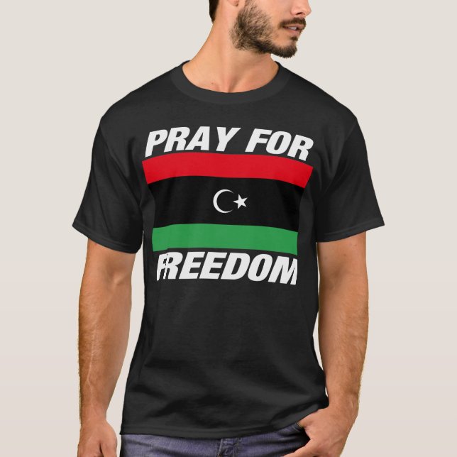 Beten Sie für Freiheit T-Shirt (Vorderseite)