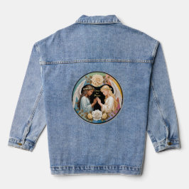 Beten Sie für FriedensAngels Jeansjacke
