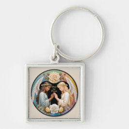 Beten Sie für FriedensAngels Schlüsselanhänger