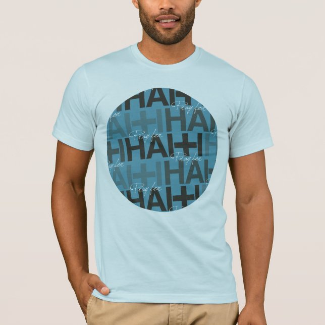 Beten Sie für Haiti T-Shirt (Vorderseite)