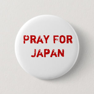 Beten Sie für Japan Button