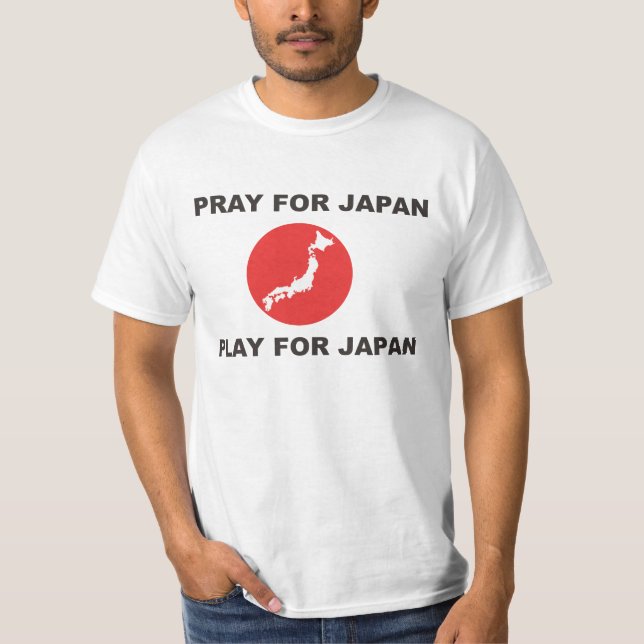 BETEN SIE FÜR JAPAN, SPIEL FÜR JAPAN T-Shirt (Vorderseite)