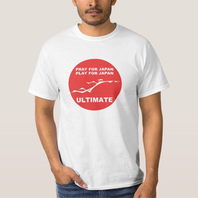 BETEN SIE FÜR JAPAN, SPIEL FÜR JAPAN. T-Shirt (Vorderseite)