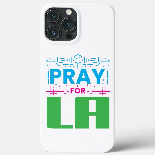 Beten Sie für LA Case-Mate iPhone Hülle (Rückseite)