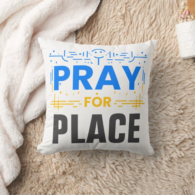 Beten Sie für Mitgefühl Kissen (Decke)