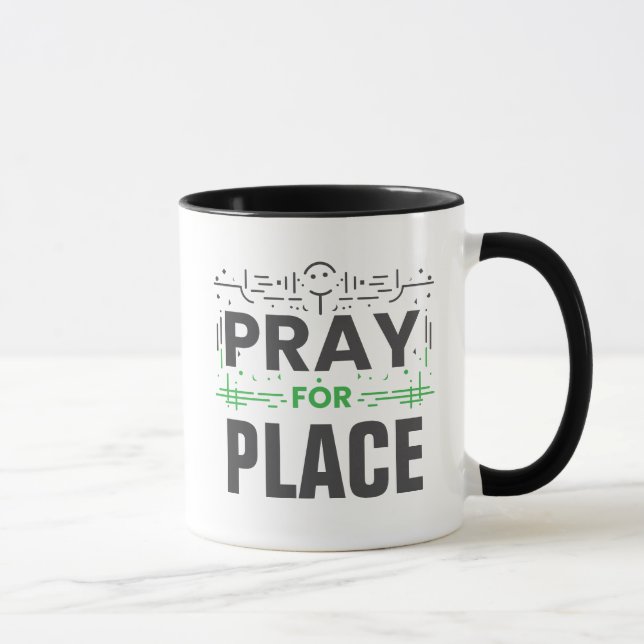 Beten Sie für Mitgefühl Tasse (Rechts)