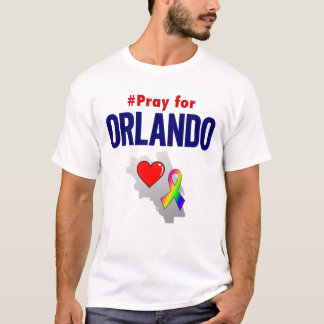 Beten Sie für Orlando-T-Stück T-Shirt