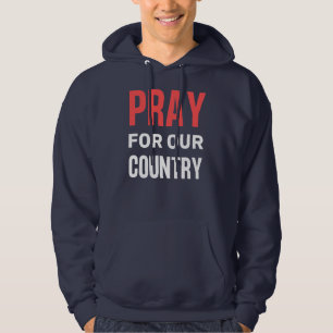 Beten Sie für unser Land Gerettet Amerika  Hoodie