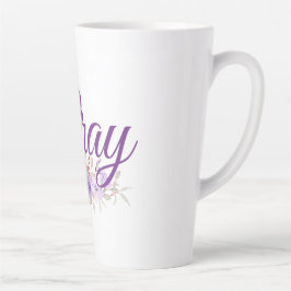 Beten Sie inspirierende Blume Milchtasse