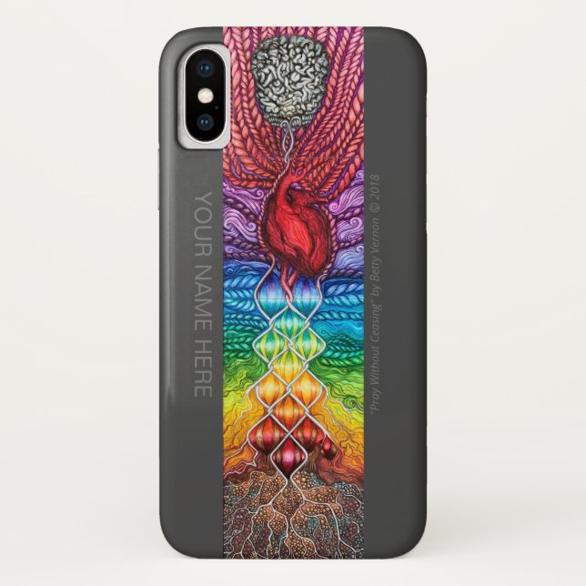 Beten Sie ohne aufhörenden iPhone/iPad Fall Case-Mate iPhone Hülle (Rückseite)