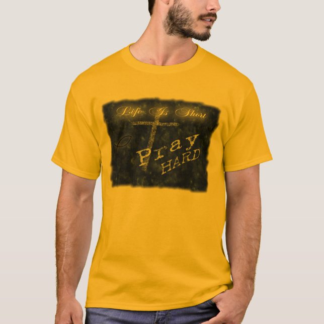 Beten Sie stark T-Shirt (Vorderseite)
