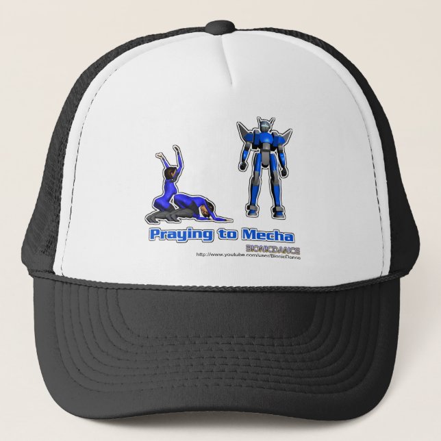 Beten zu Mecha Truckerkappe (Vorderseite)