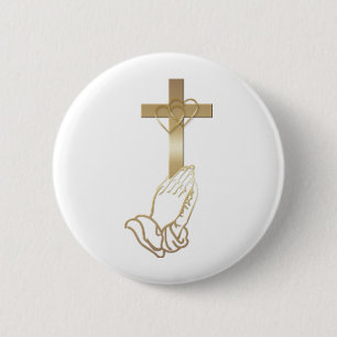 Betende Hände Button