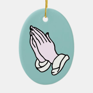 Betende Hände Keramikornament