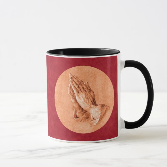 Betende Hände Tasse (Rechts)
