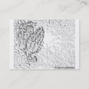 Betende Handperlen-Visitenkarte Visitenkarte