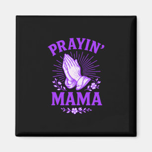 Betende Mama Christliche Mutter Religiöse betende Magnet