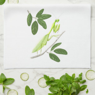 Betender Mantis-Geschirrtuch Handtuch