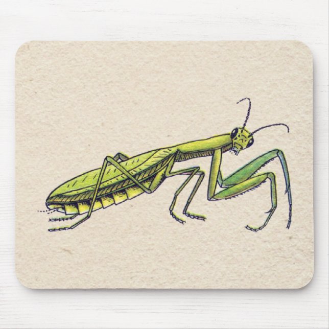 Betender Mantis Mousepad (Vorne)