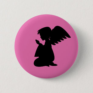 Betendes Engels-Knopf-Abzeichen Button