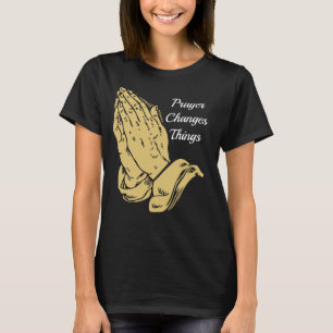 Betendes Handt-shirt T-Shirt