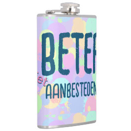 Beter niet aanbesteden flachmann