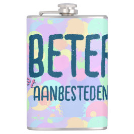 Beter niet aanbesteden flachmann