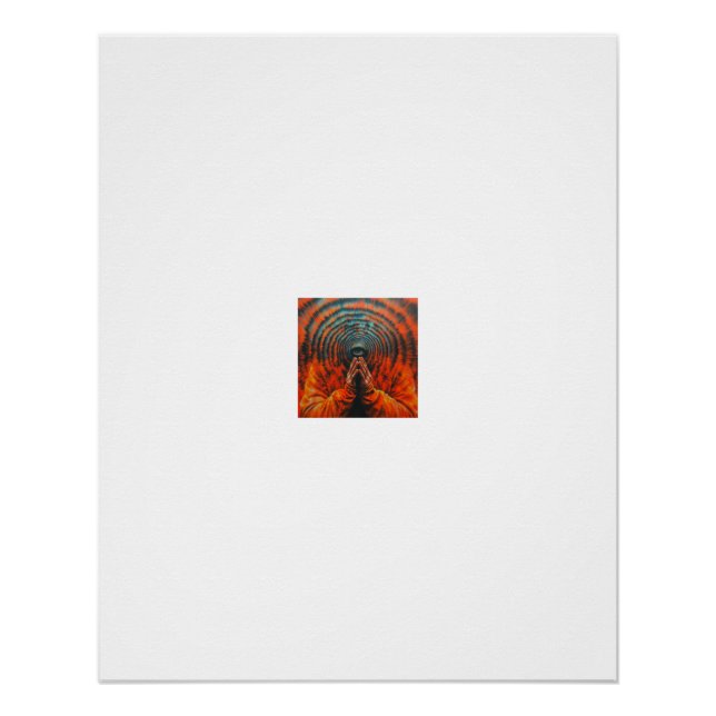 Beterhände Third Eye Strahlende Ringe Poster (Vorderseite)