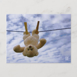 Beterschap en een dikke knuffel. postkarte