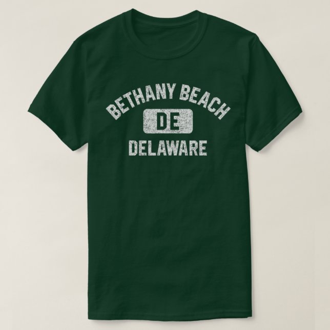 Bethany Beach DE Delaware Gym Style gestört, was T-Shirt (Design vorne)