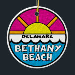 Bethany Beach Delaware Keramik Ornament<br><div class="desc">Bethany Beach Delaware</div>