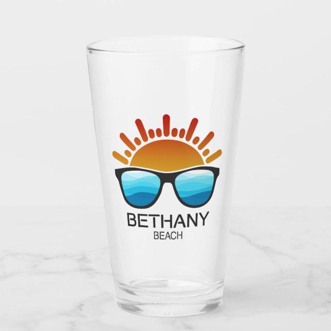 Bethany Beach Delaware Sonnenbrille Glas (Vorderseite)