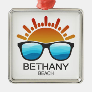 Bethany Beach Delaware Sonnenbrille Ornament Aus Metall