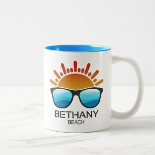 Bethany Beach Delaware Sonnenbrille Zweifarbige Tasse