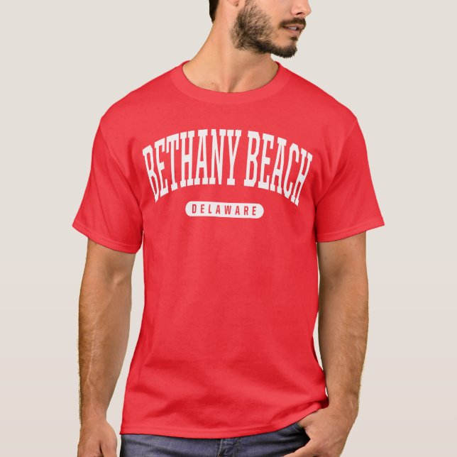 Bethany Beach Delaware Uni Style DE U T-Shirt (Vorderseite)