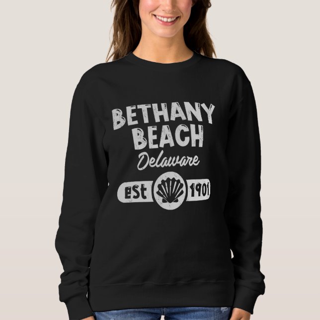 Bethany Beach Delaware Vintag Souvenir Sweatshirt (Vorderseite)
