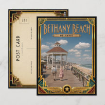 Bethany Beach Delaware Vintage Art Deco Golden Age