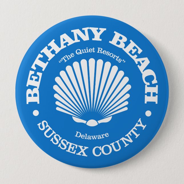 Bethany Beach (Muschel) Button (Vorderseite)