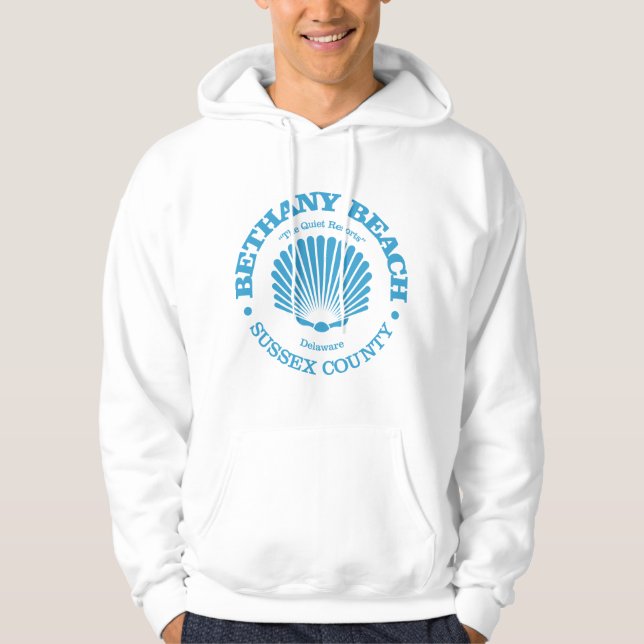 Bethany Beach (Muschel) Hoodie (Vorderseite)