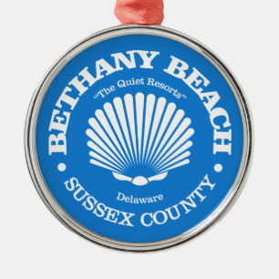 Bethany Beach (Muschel) Ornament Aus Metall