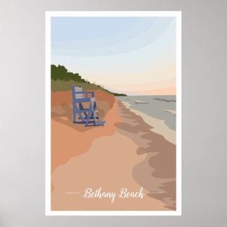 Bethany Beach Poster, 24"x36" Poster