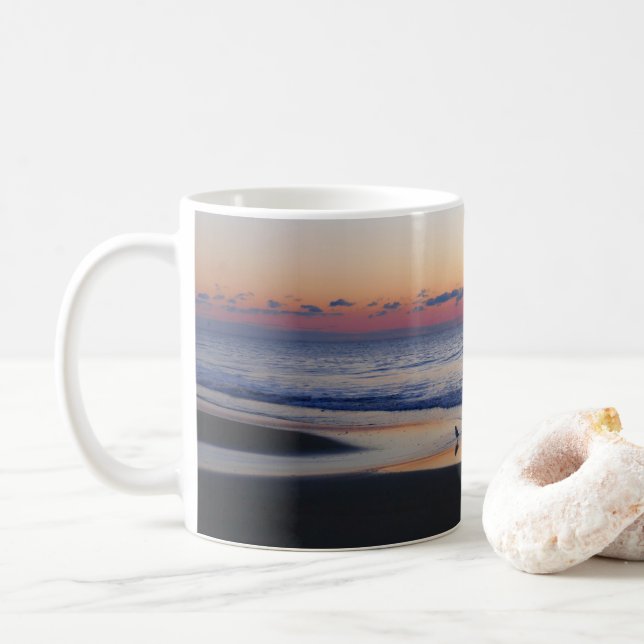 Bethany Beach Sunrise I Kaffeetasse (Mit Donut)