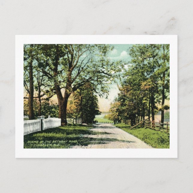 Bethany Rd., Hazlet, NJ Vintag Postkarte (Vorderseite)